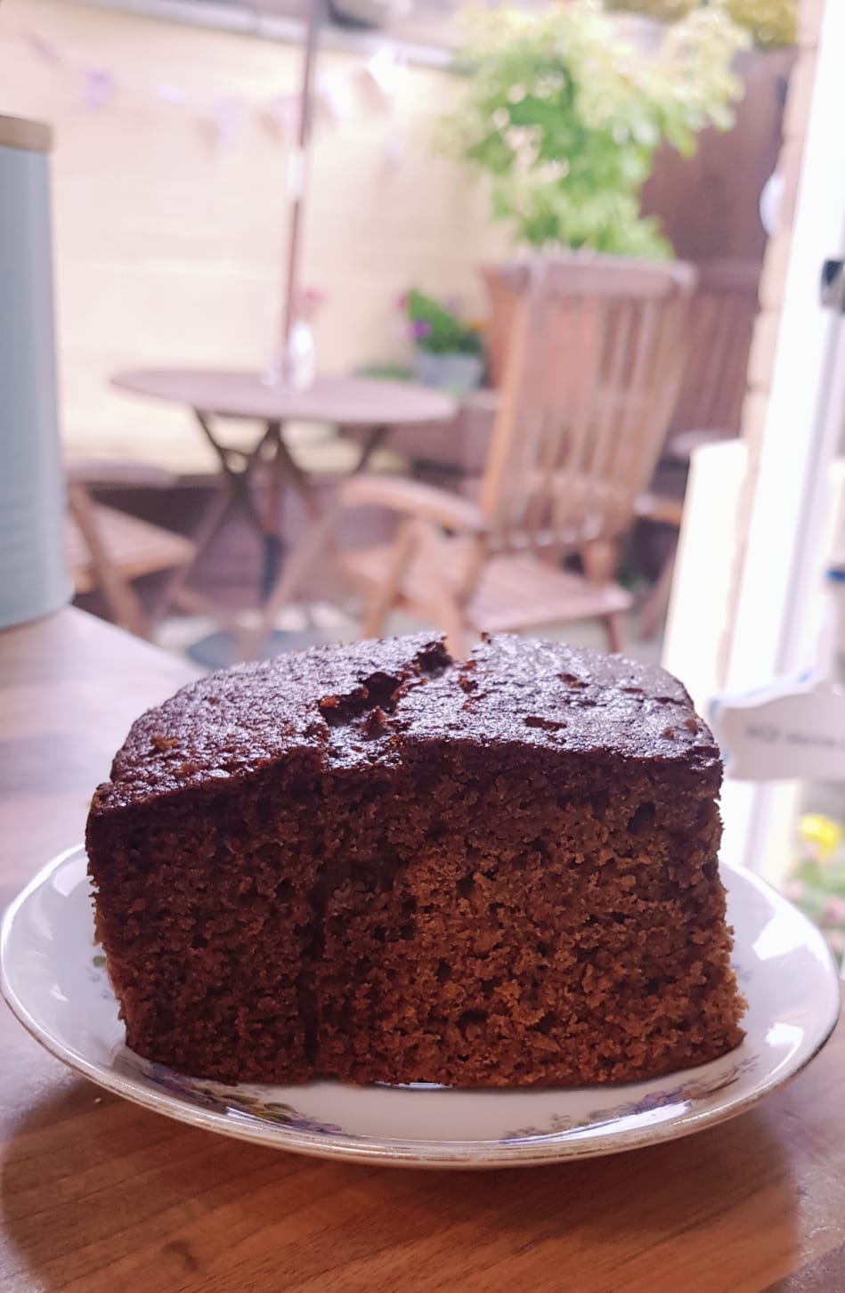 Gingerbread Cake follows sausage and mash